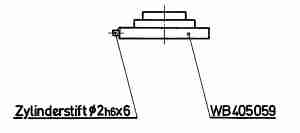 Federteller Vormontage WB 405 061
